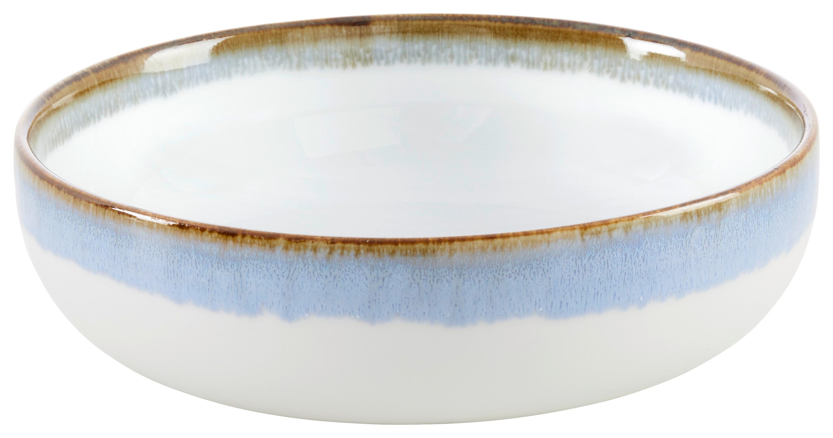 SCHÜSSEL SATURN - Blau, MODERN, Keramik (18cm) - Mömax