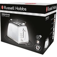 Kenyérpirító Russell Hobbs - fehér, műanyag/fém - Russel Hobbs