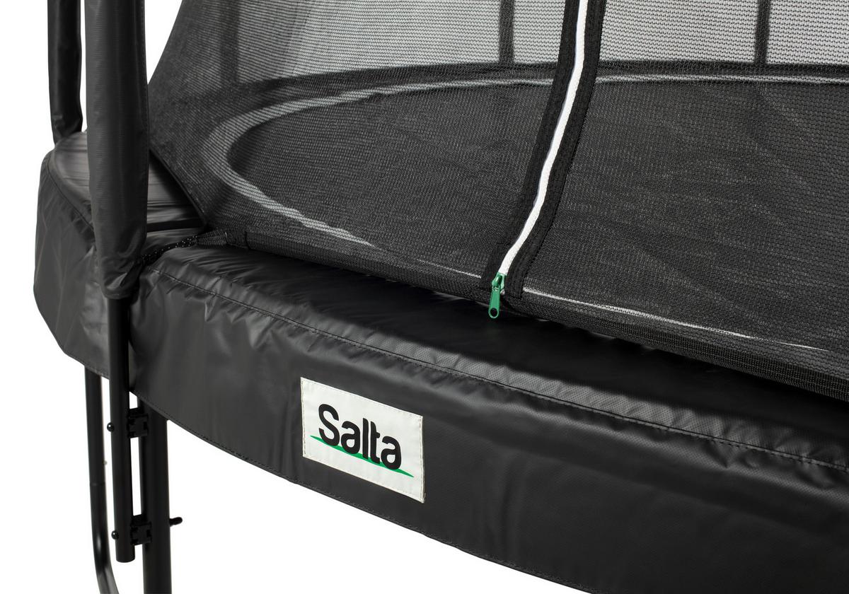 TRAMPOLIN SALTA PREMIUM BLACK EDITION - Schwarz, KONVENTIONELL, Kunststoff/Metall (251/256cm) - Salta