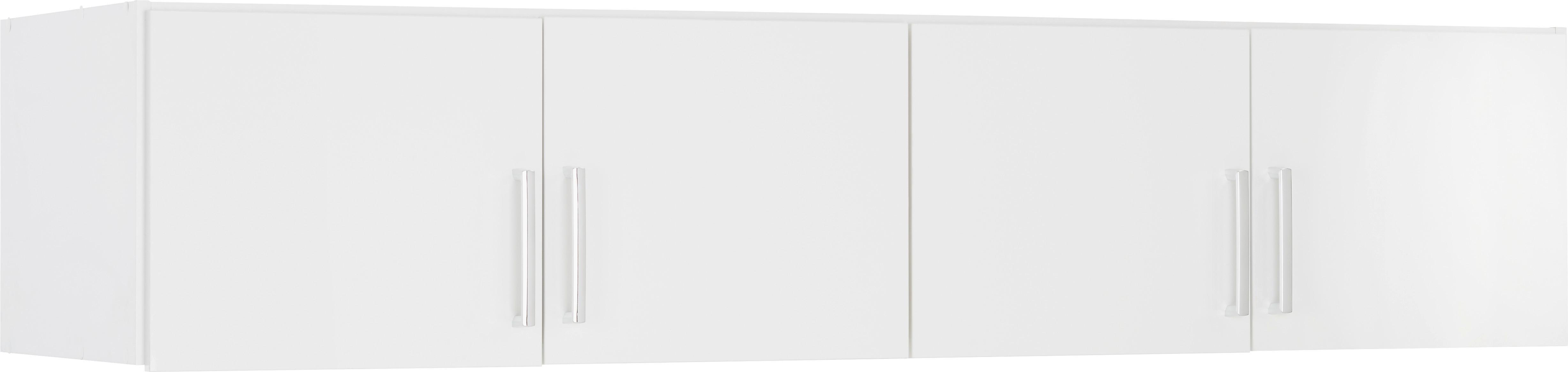 Aufsatzschrank in Weiss Hochglanz - Modern, Holzwerkstoff/Kunststoff (181/39/54cm) - Mömax