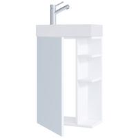 WASCHTISCHKOMBI LUMIA - Weiss, Modern, Keramik/Holzwerkstoff (40cm) - MID.YOU