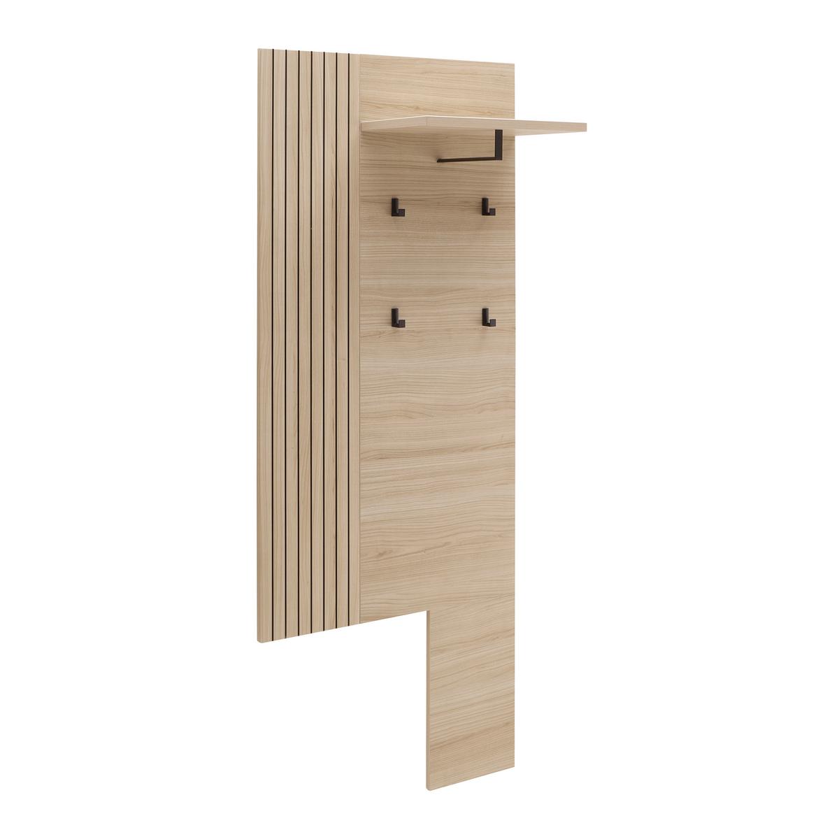 Garderobenpaneel Pisa Eichefarben - Eichefarben, MODERN, Holzwerkstoff (70/175/30cm) - Mömax
