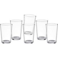Gläserset Skol ca. 200ml, 6-teilig - Klar, KONVENTIONELL, Glas (6,7/10,4cm) - Mömax