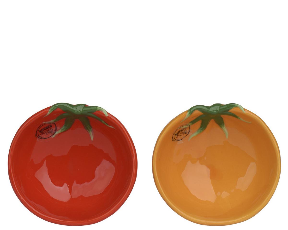 Zdjela Dekorativna Tomato - narančasta/crvena, Basics, keramika (12,8/12,3/5cm)