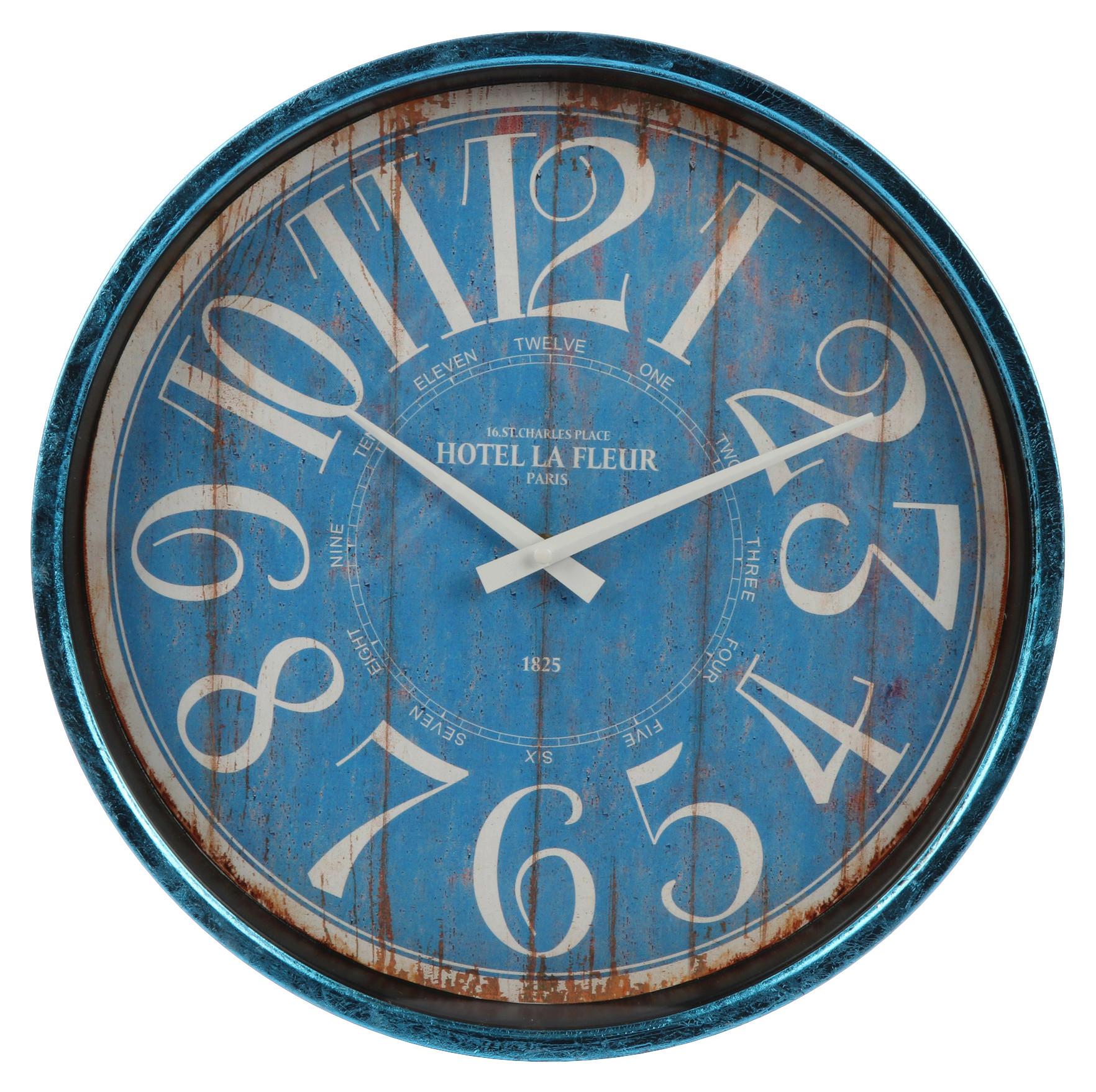 Falióra Laurent - színes, Basics, Üveg/fém (39cm) - Modern Living