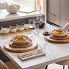 BORDSTABLETT LIVI - ljusbrun, Modern, plast (40cm) - Gourmesto