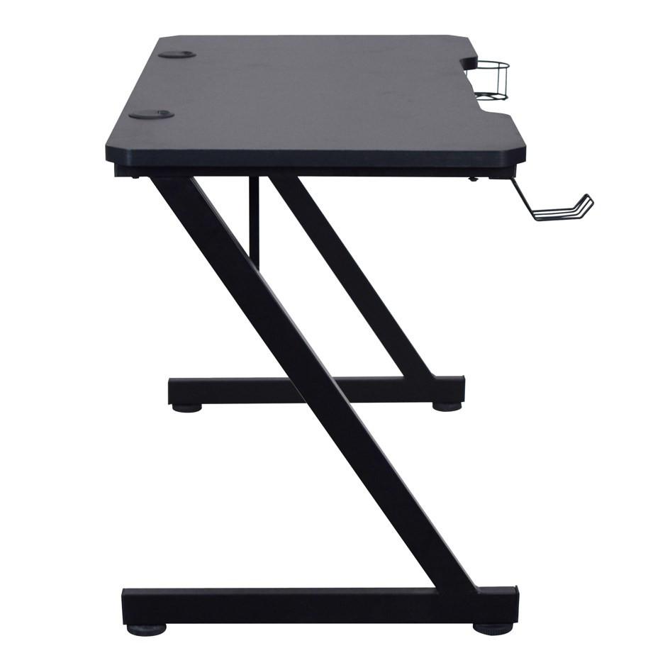 GAMINGBORD RACER - svart, Modern, metall/trämaterial (120/75/60cm) - Mömax