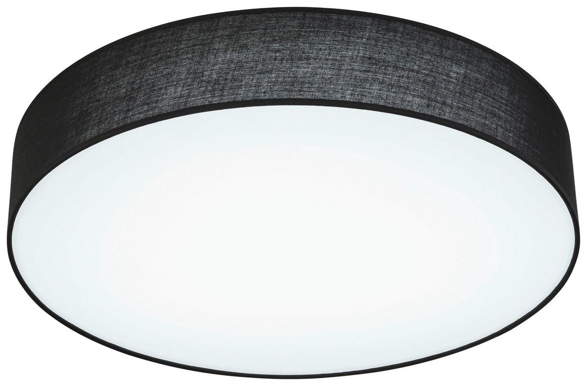 LAMPA SUFITOWA LED CHRISTINA - czarny/biały, Trend, tworzywo sztuczne/metal (60/11cm) - Novel