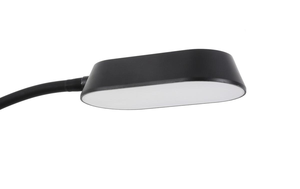Lampadar cu LED TOPO - negru, Modern, plastic/metal (23/152cm) - Modern Living
