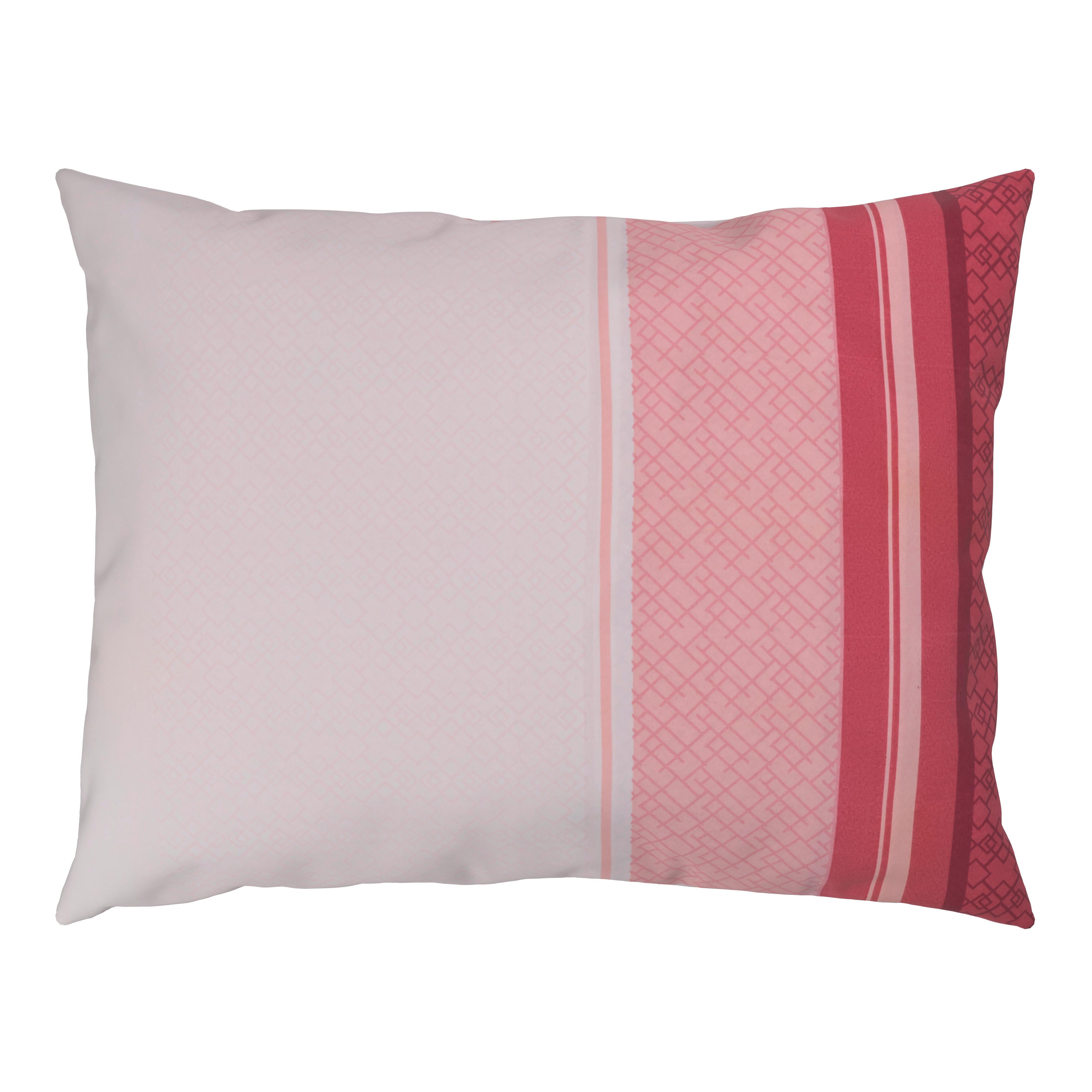 Bettwäsche Mathea Rosa ca. 140x200cm - Beere, Textil (140/200cm) - Based