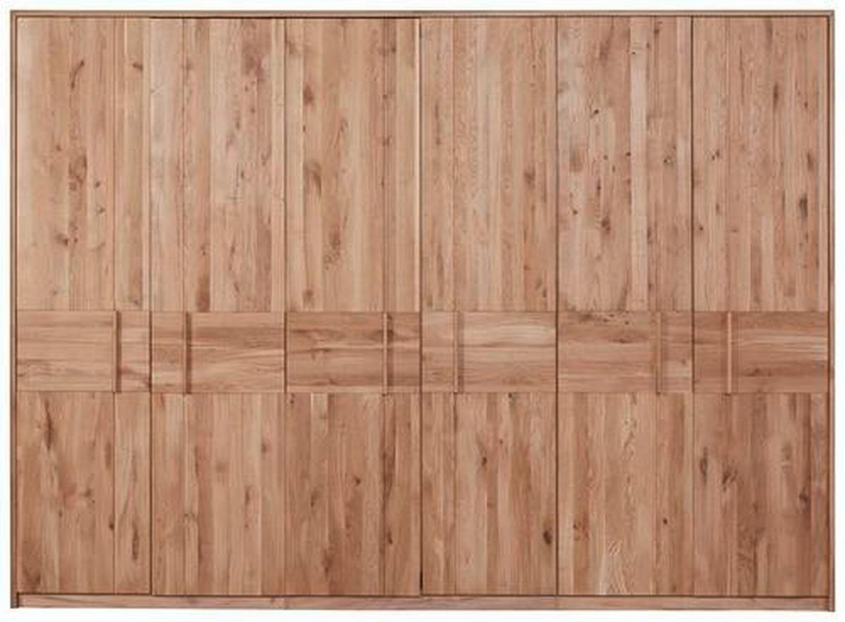 Drehtürenschrank in Eichefarben - Eichefarben, KONVENTIONELL, Holz/Holzwerkstoff (306/223/63cm) - ecoTree