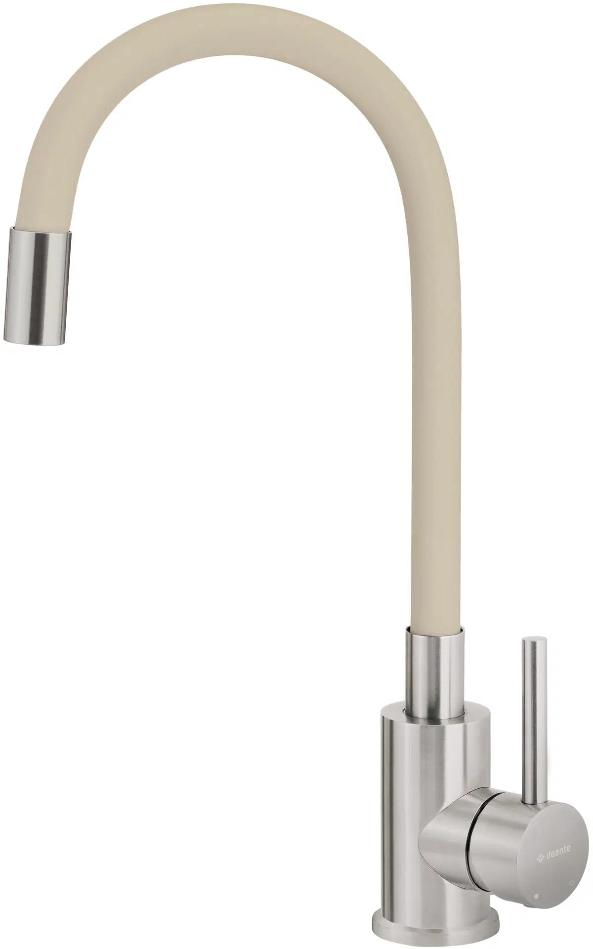 Konyhai Álló Csaptelep Deante Luno Boc_5720 - bézs, Modern, fém (13/25cm)