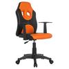 Mladinski Vrtljivi Stol Kid Racer Al, Črna, Oranžna - črna/oranžna, Basics, umetna masa (54/90-100/48cm) - MID.YOU