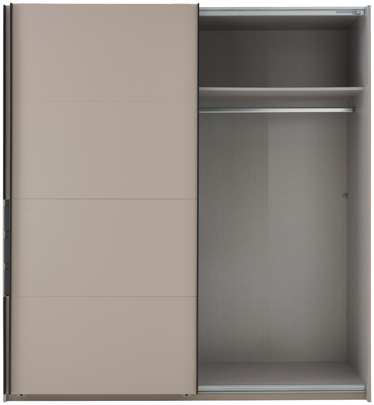 DULAP USI CULISANTE OSNABRÜCK - sahara/grafit, Trend, material pe bază de lemn (180/198/65cm)