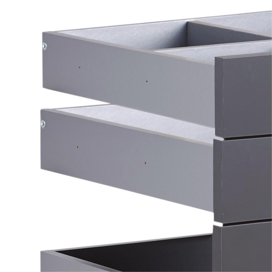 LÅDSET UNIT -BASED- - antracit, Modern, trämaterial (45,3/83/47cm) - Based