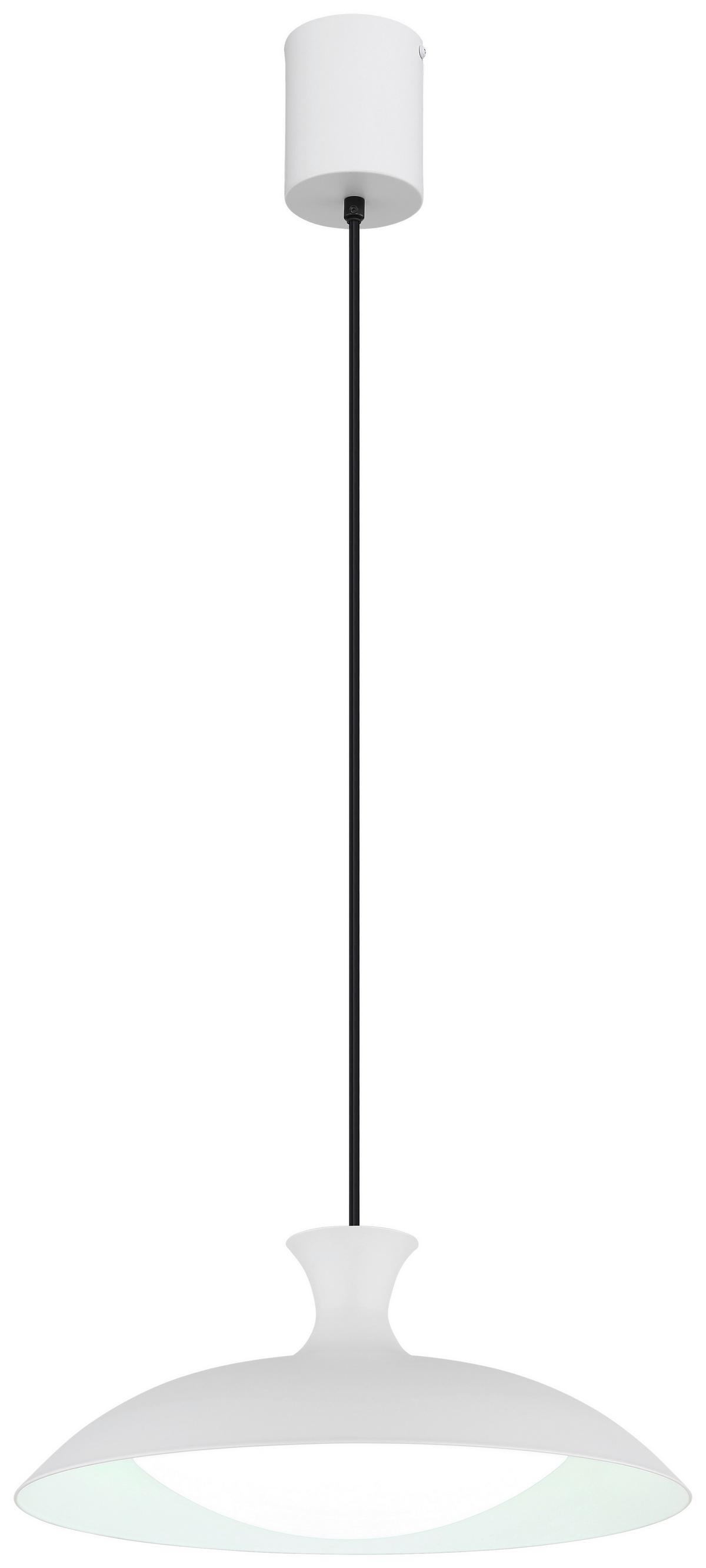 LAMPA WISZĄCA LED AMELIE - biały/opal, Trend, tworzywo sztuczne/metal (40/150cm) - Collett's Monde