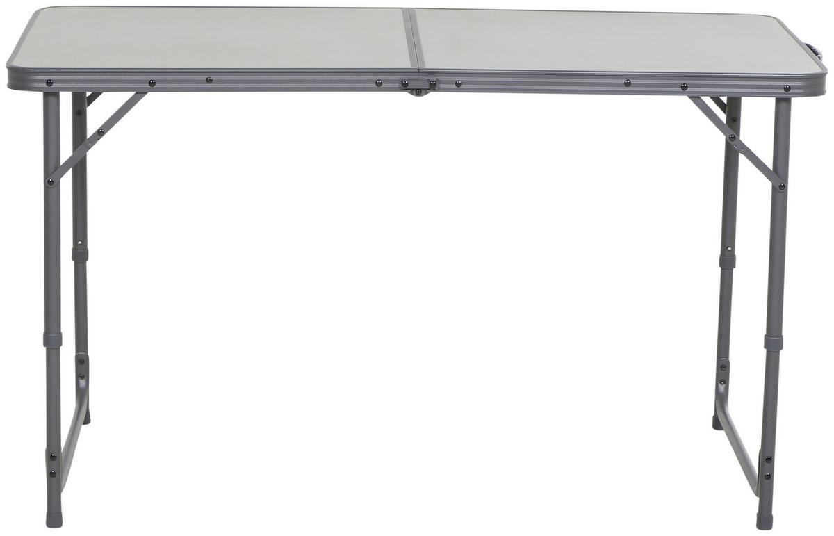 Campingtisch klappbar Economy 120x60 cm - Grau, KONVENTIONELL, Holzwerkstoff/Metall (120/60/70cm) - Siena Garden
