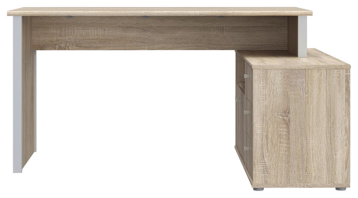 Masă de scris TEMPRA 2 - stejar Sonoma, Basics, material pe bază de lemn (120,6/74,9/151,4cm) - Based