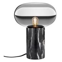 LAMPA STOŁOWA NIZZA - czarny, Konventionell, kamień/szkło (23/30cm) - Dieter Knoll