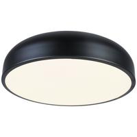 Led Mennyezeti Lámpa Mike - fekete/fehér, Modern, műanyag/fém (35/35/11cm) - Mömax