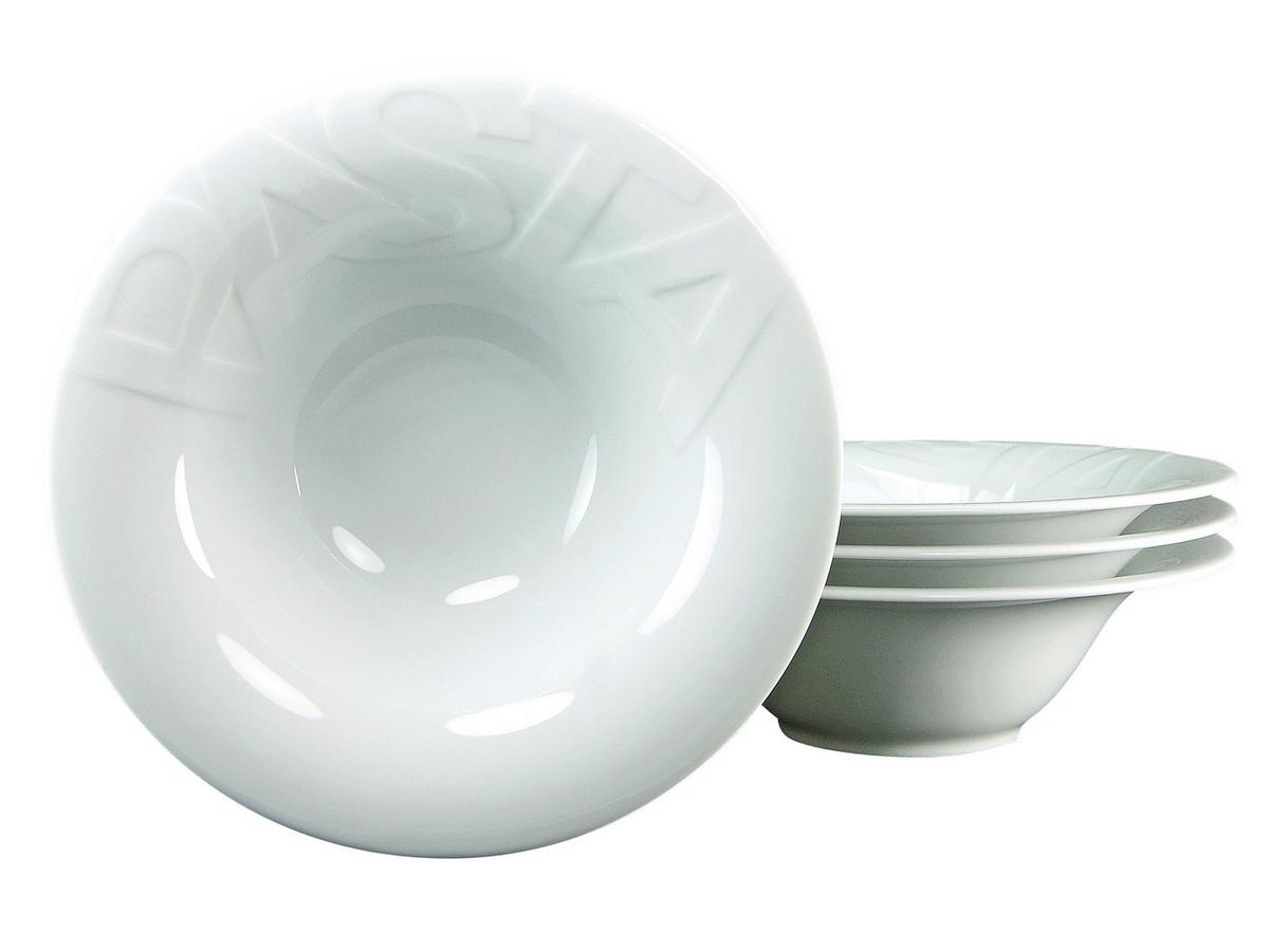 Set Krožnikov Za Testenine Gourmet, 4-Delni - bela, keramika (27cm) - Creatable