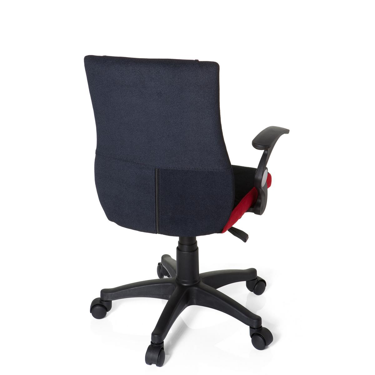 Mladinski Vrtljivi Stol Kiddy Pro Al, Črna, Rdeča - rdeča/črna, Basics, umetna masa (50/87-97/40cm) - MID.YOU
