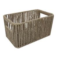 Korb Sophie Naturfarben - Naturfarben, Konventionell, Papier/Metall (30/16/20cm) - Modern Living