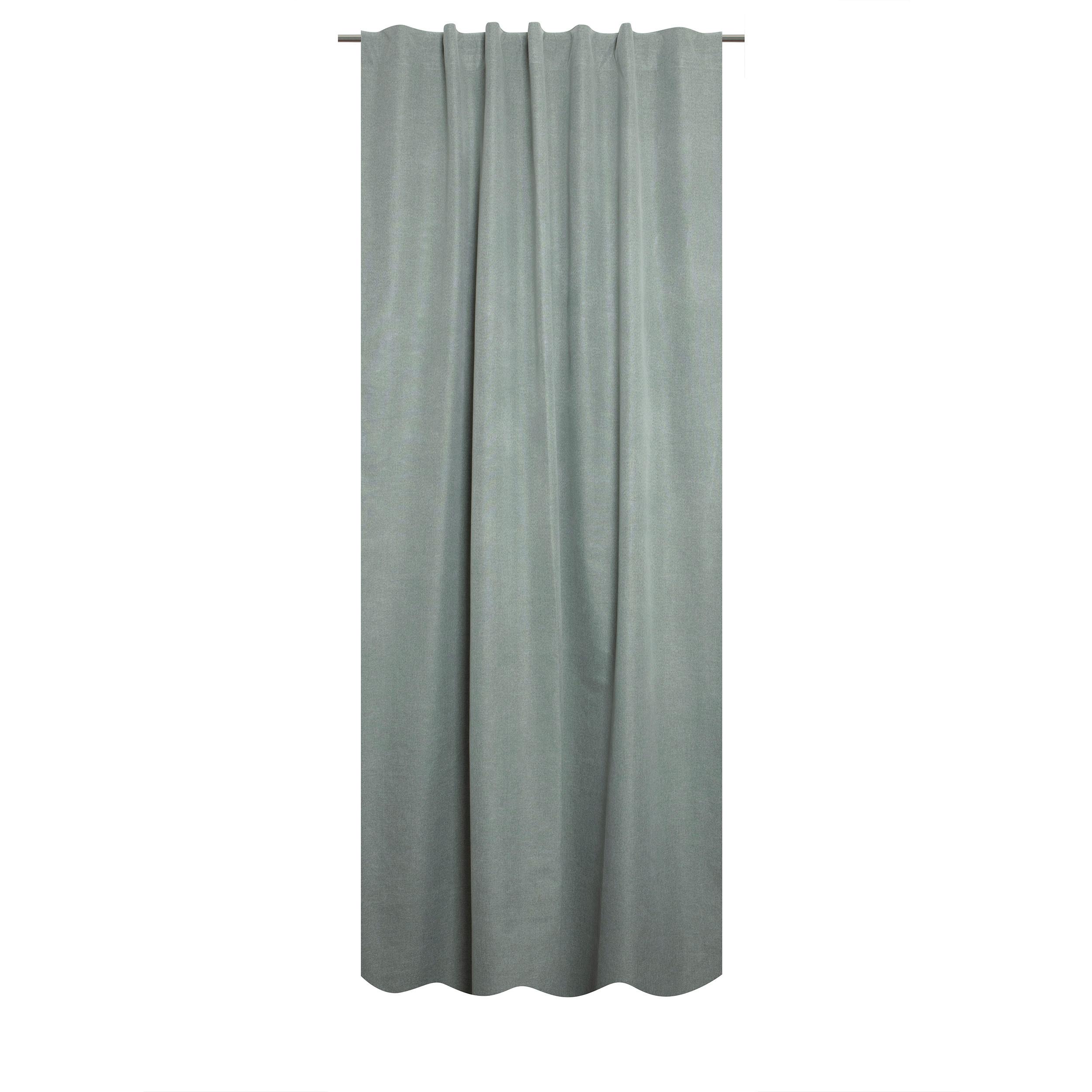 ZASŁONA GOTOWA 0171804 WARREN OCCULTANT KAKI - khaki, Basics, tkanina (140/240cm)