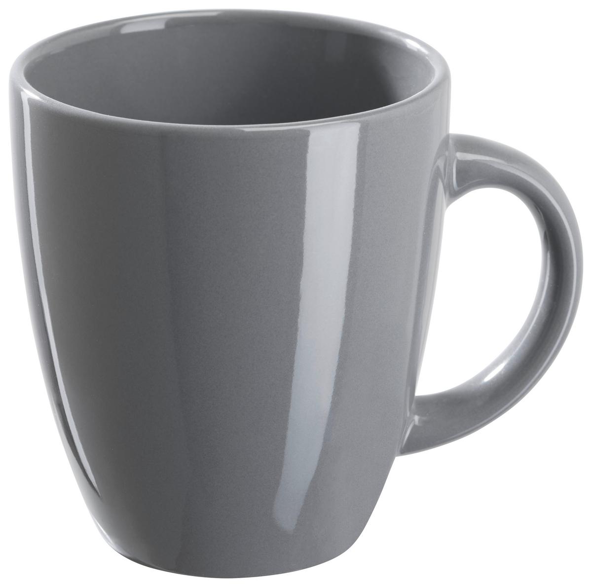 Kaffeebecher Katrin in verschiedenen Farben - Weiss/Schwarz, Konventionell, Keramik (8,5/9,5cm) - Based