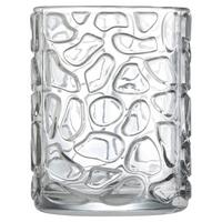 Pahar pentru periuțe de dinți Charlotte - gri deschis/străveziu, Konventionell, sticlă (8/10cm) - Mömax