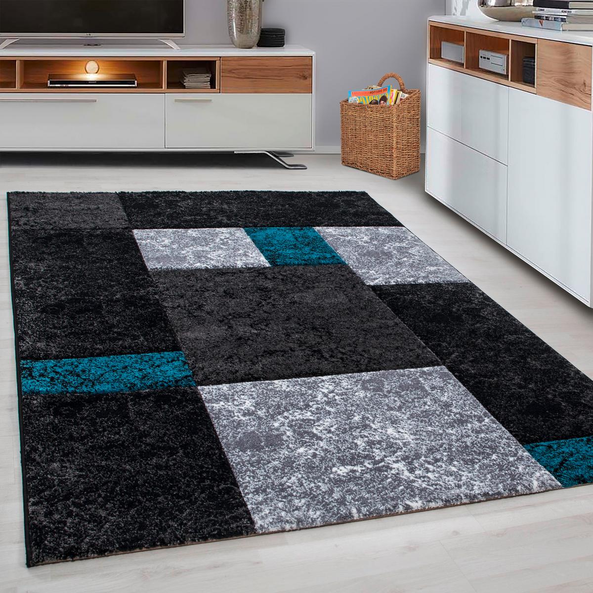 Webteppich Hawaii Türkis ca. 80x150cm - Türkis, KONVENTIONELL, Textil (80/150cm) - Novel