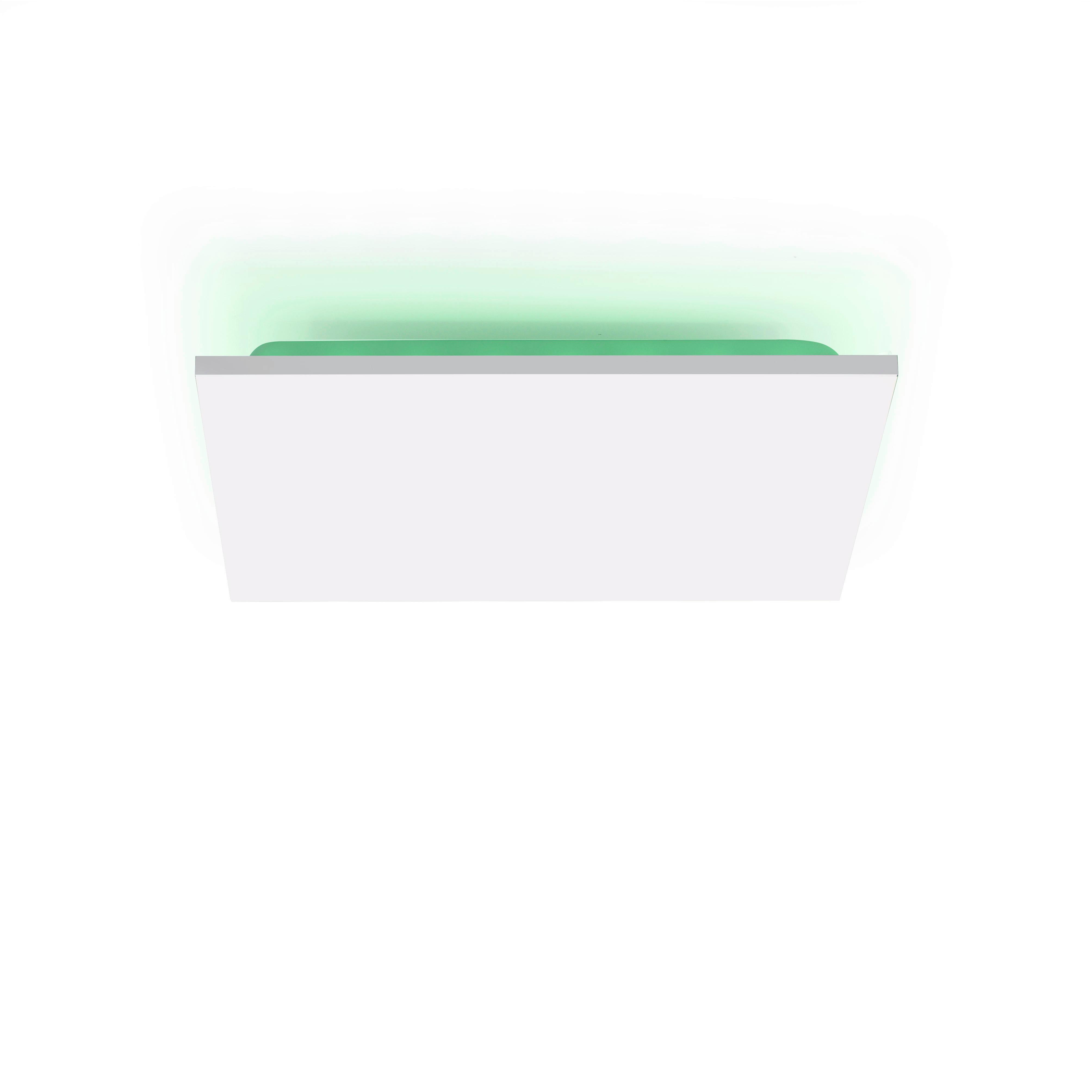 LED-Deckenleuchte Gustav 29 Watt - Weiß, Design, Kunststoff/Metall (45/45/7cm)