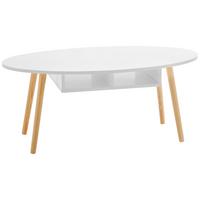 Couchtisch Silvio Weiß/Pinienfarben MDF/Holz - Weiß/Pinienfarben, MODERN, Holz/Holzwerkstoff (100/50/42,5cm) - Bessagi Home