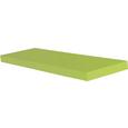 Falipolc Simple - Zöld, modern, Faalapú anyag/Műanyag (80/3,8/23,5cm)