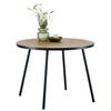 MATBORD BRANDON - svart/naturfärgad, Modern, metall/trämaterial (100/75cm) - Mömax
