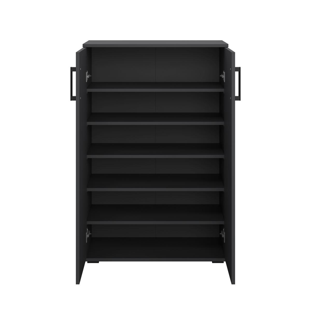Schuhschrank Bobby II Anthrazit - Anthrazit, KONVENTIONELL, Holz (70/106/33,4cm) - Mömax