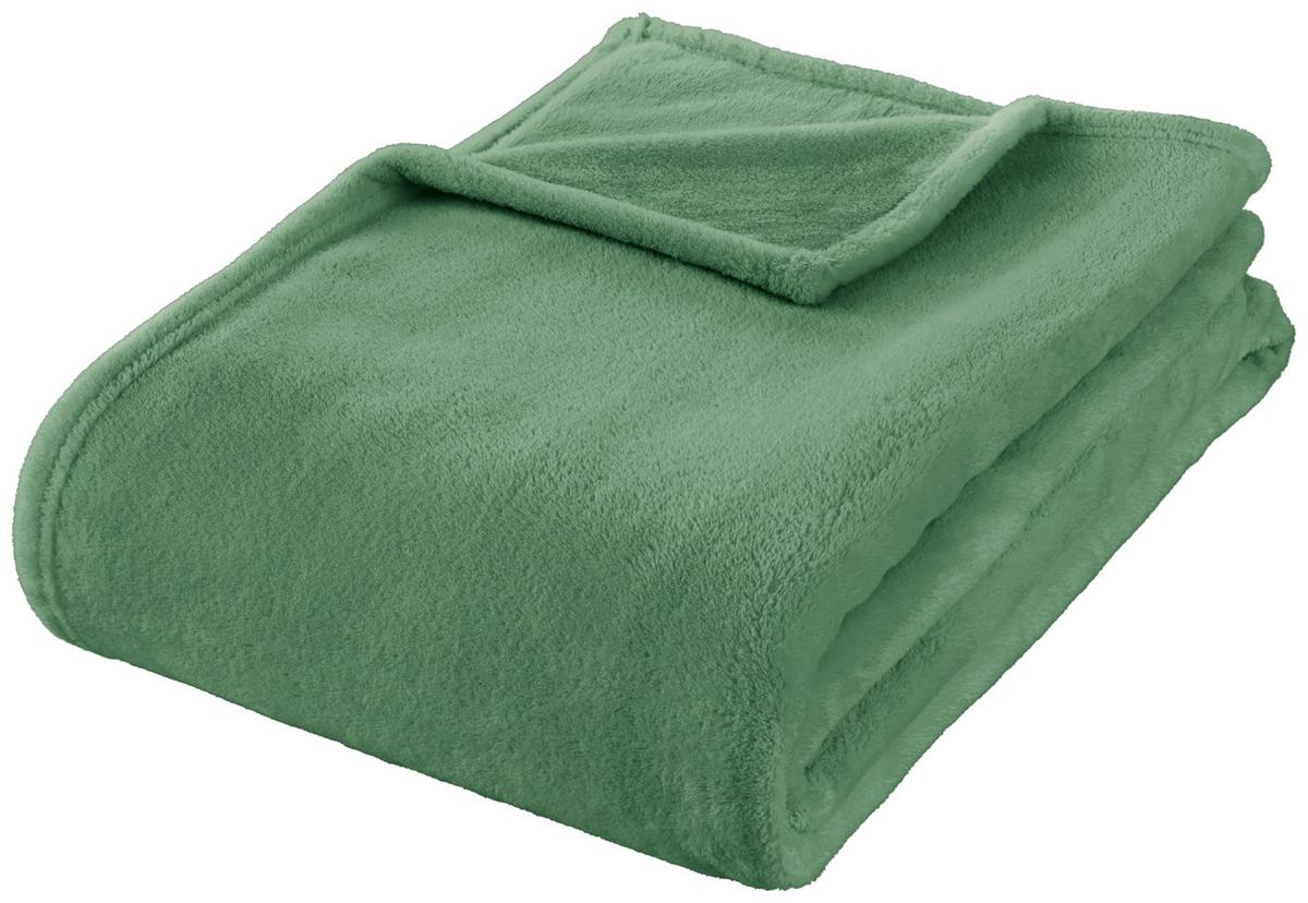 Kuscheldecke Kuschelix Grün ca. 140x200cm - Grün, Textil (140/200cm) - Modern Living