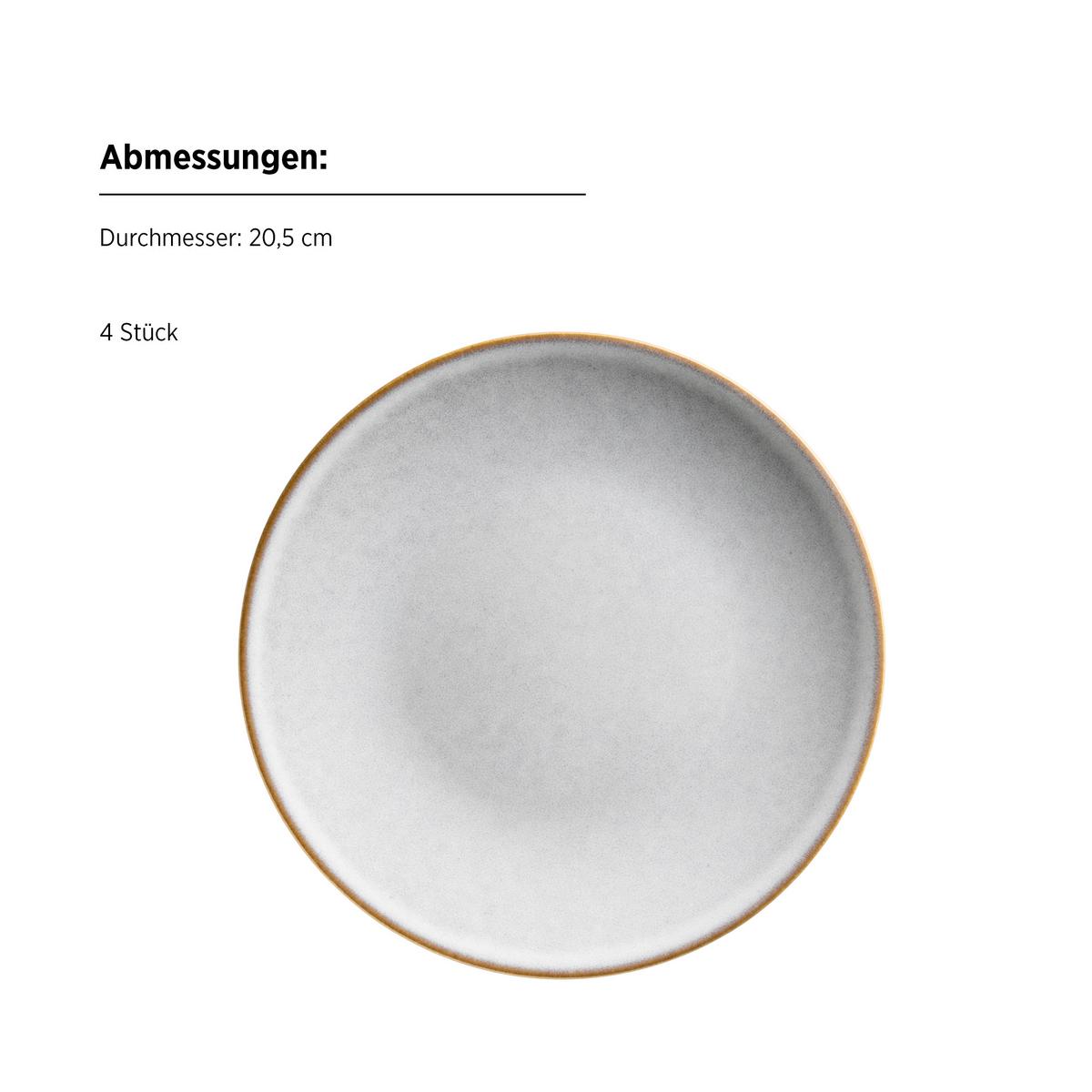 FRÜHSTÜCKSSERVICE 935600 FRÜHSTÜCKSSERVICE SMOKY - blanc, Basics, céramique - Mäser