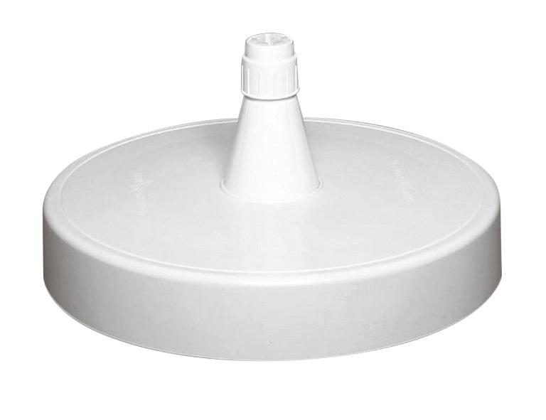 SONNENSCHIRMSTÄNDER Easy Sun - Weiß, KONVENTIONELL, Kunststoff (85cm) - Ambia Garden