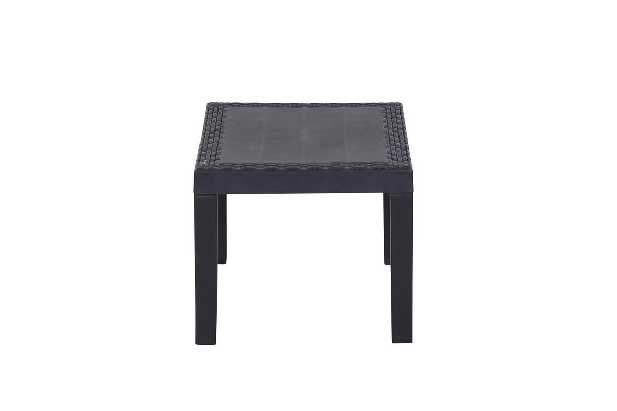 Balkonset Kraka 5-tlg. Anthrazit - Anthrazit, MODERN, Kunststoff (58/74/63cm) - Gardenson