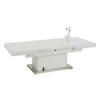 TABLE BASSE 2IN1 II - couleur inox/blanc, MODERN, matériau en bois/métal (133-170/51-77/80cm) - Mömax