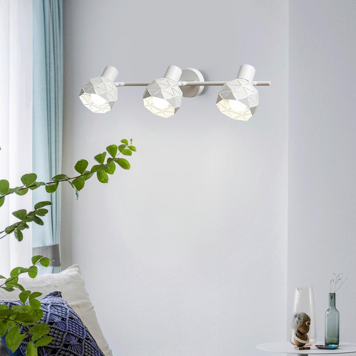 Strahler Lp-8069/3ws Bk Reus - Weiss, Konventionell, Metall (17/48/10cm)