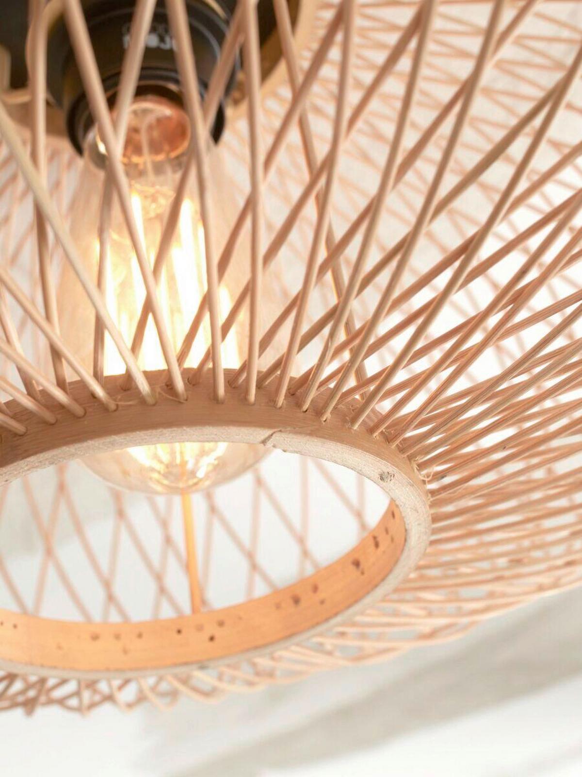 Stropna Svetilka Cango, Naravna Barva - naravne barve, Trend (40/20cm) - Good & Mojo