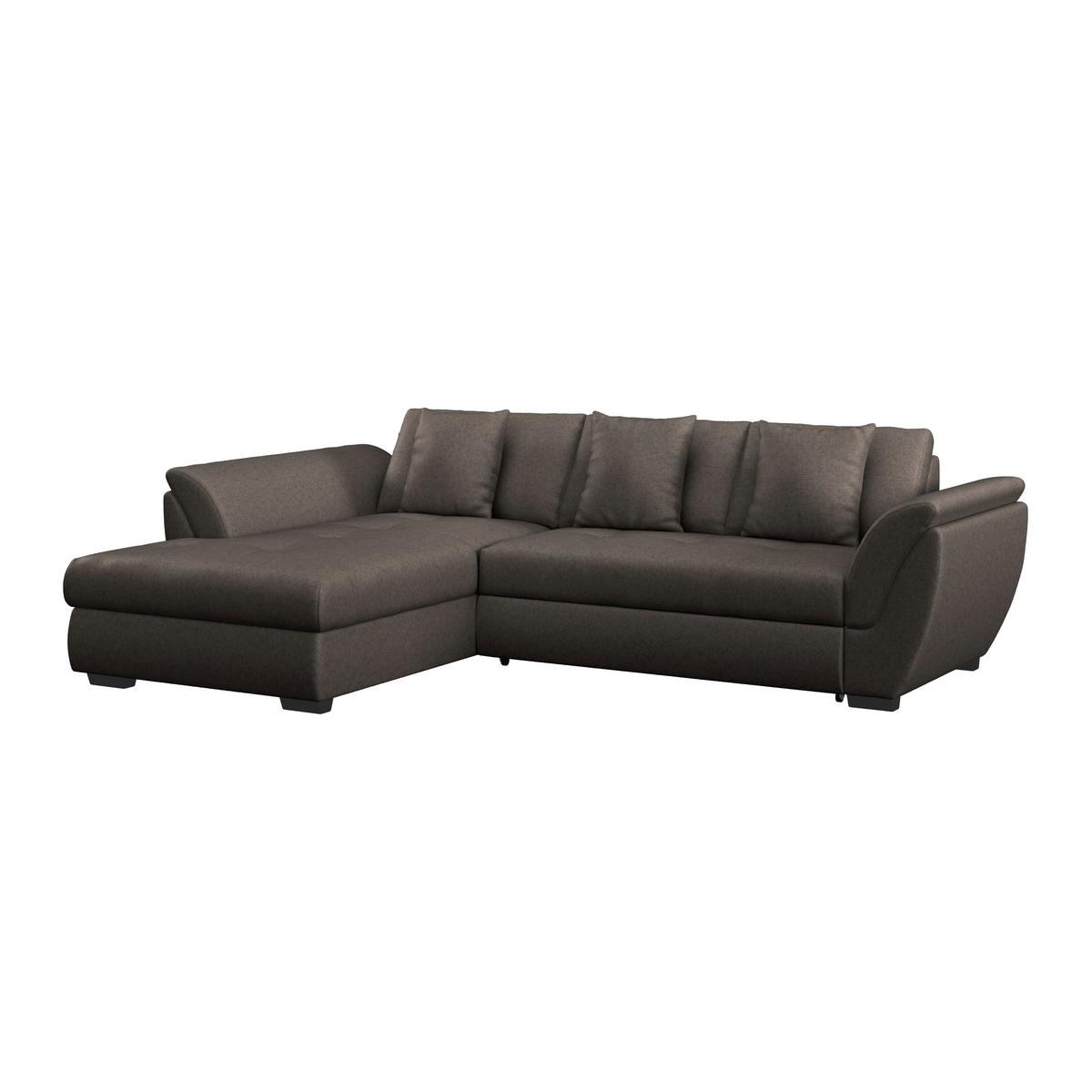 Sedežna Garnitura Berisso, Z Ležiščem In Predalom - rjava, Design (187/278cm) - Mömax