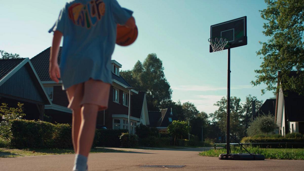 Basketballständer Salta Grün/Schwarz - Schwarz/Grün, KONVENTIONELL, Kunststoff/Metall (110/287-362/175cm) - Salta