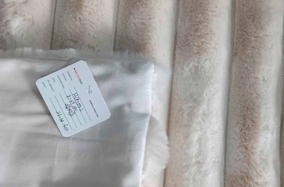 KOC FUTRZANY ZUZANNO - antracytowy, tkanina (150/200cm) - Novel