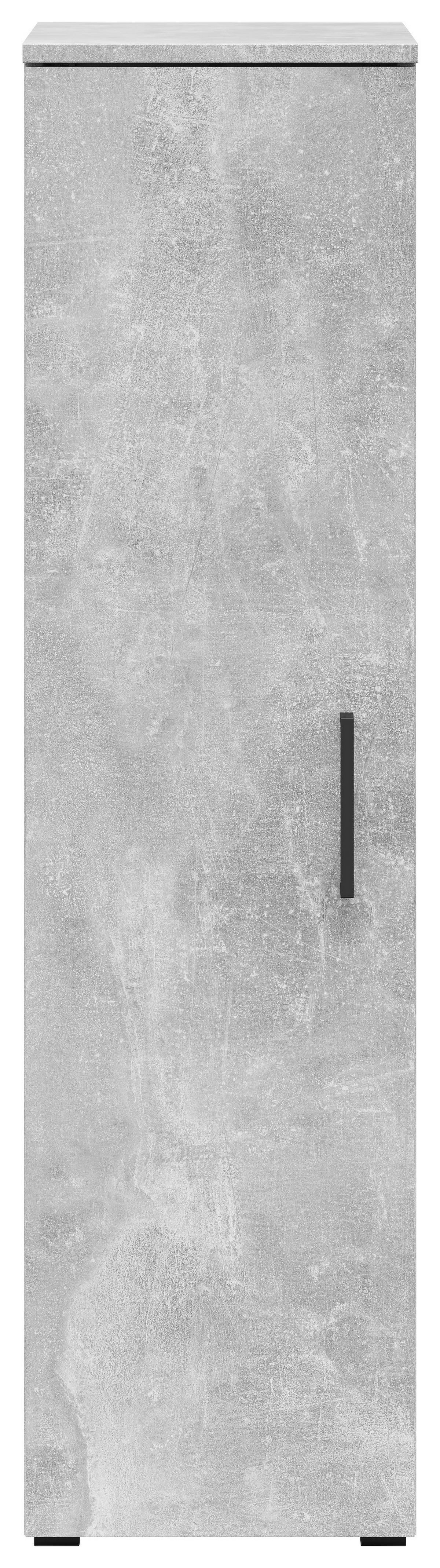 Schrank Multistauraum Grau - Schwarz/Grau, Modern, Holzwerkstoff/Kunststoff (30/115/40cm)