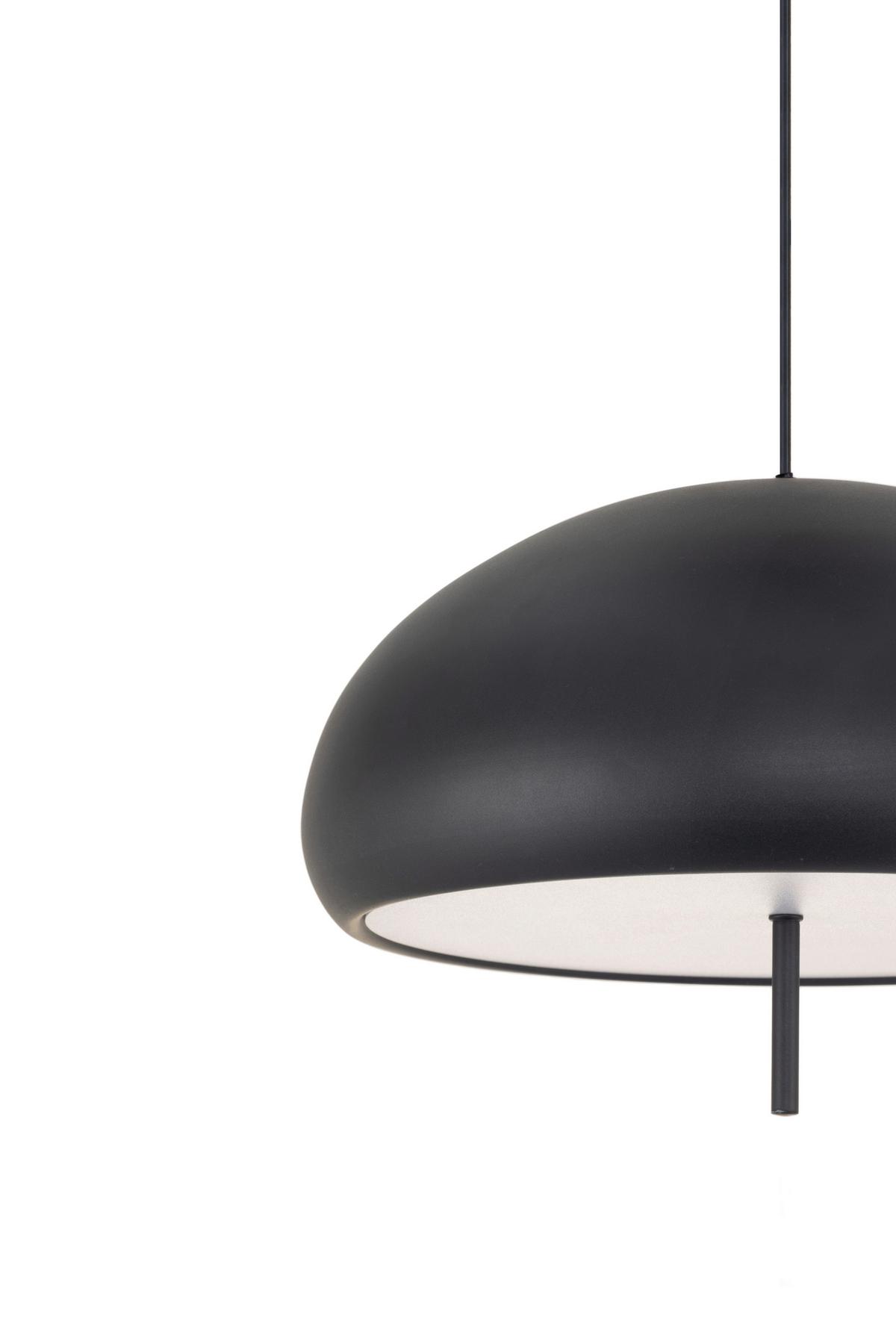 LAMPA WISZĄCA DAVINA - czarny, Design, tworzywo sztuczne/metal (40/120cm) - Collet's Monde