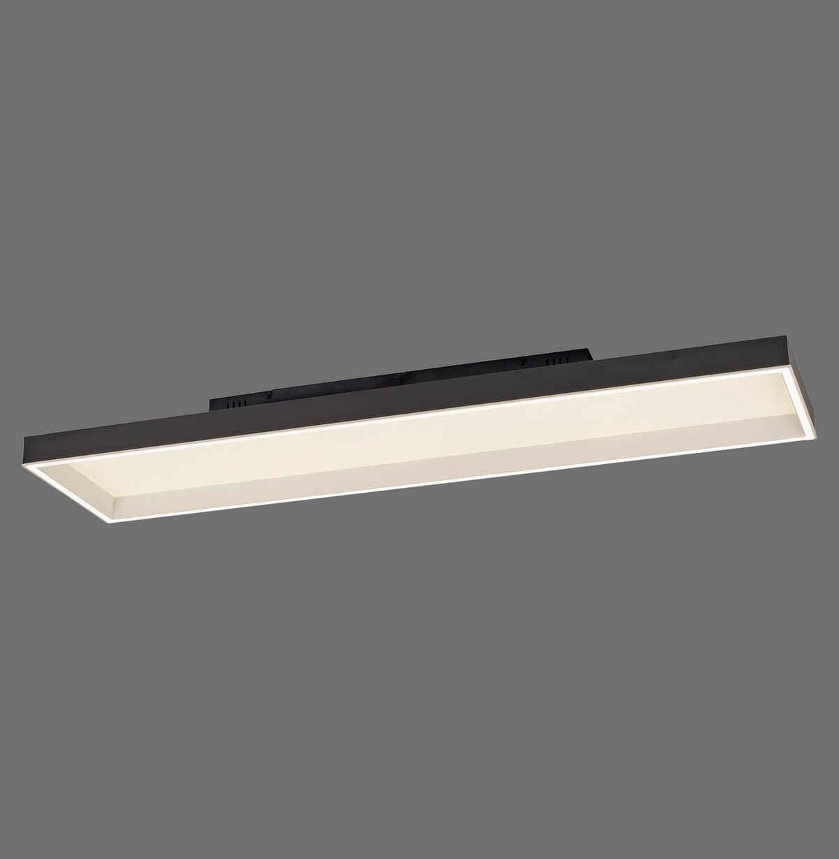 LAMPA SUFITOWA LED 6317-18 Q-MAGONG - czarny, Basics, tworzywo sztuczne/metal (120/30/8.4cm) - Paul Neuhaus