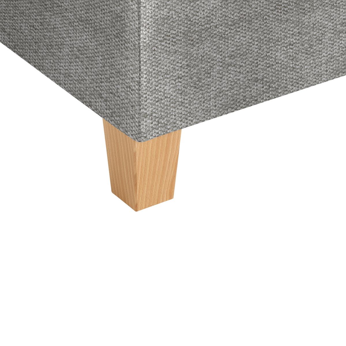 Kutna Garnitura Lille - svijetlo smeđa/svijetlo siva, Moderno, tekstil/drvo (232/110/156cm) - Best Price